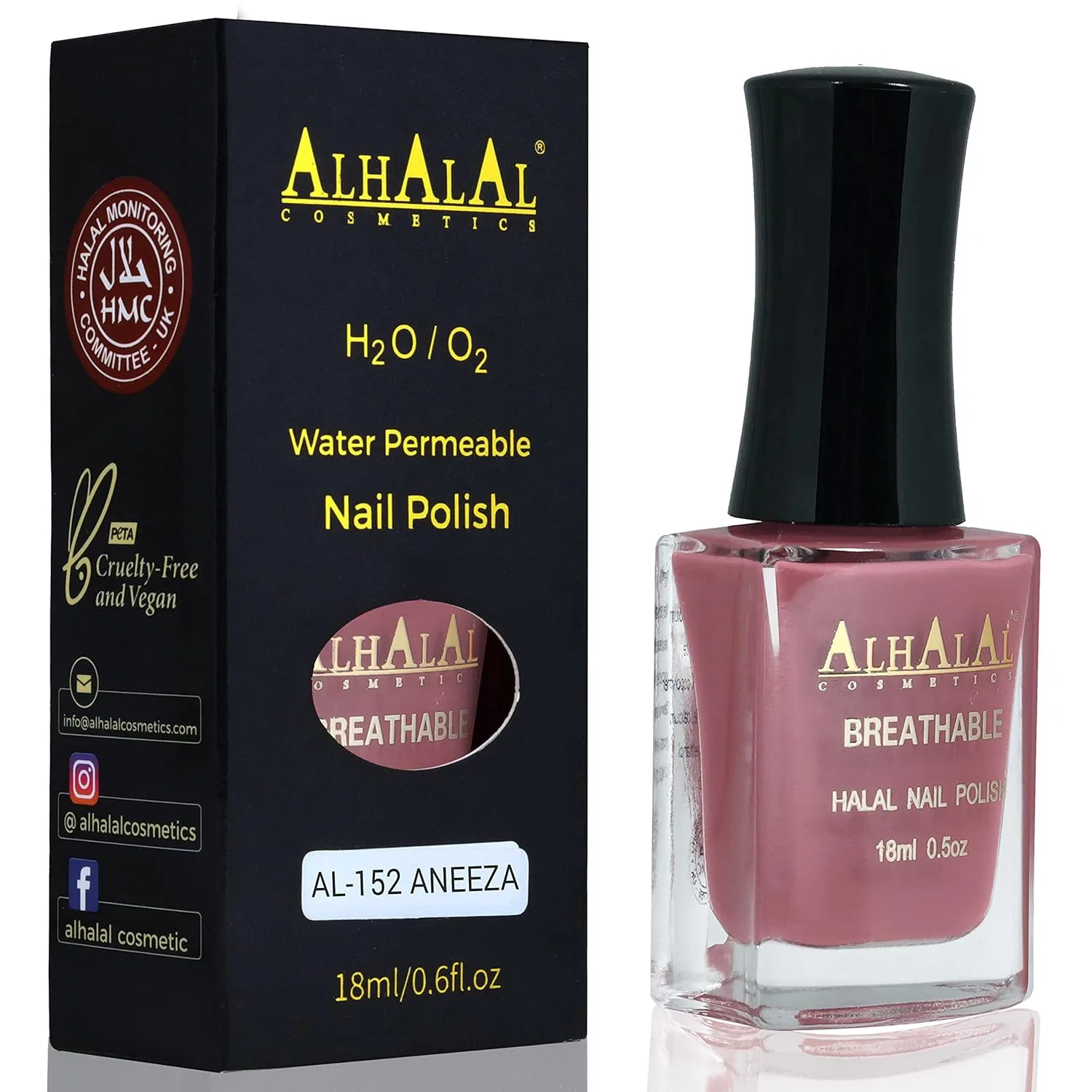 Халяльный лак для ногтей матовый AL-152 Alhalal Cosmetics, Aneeza