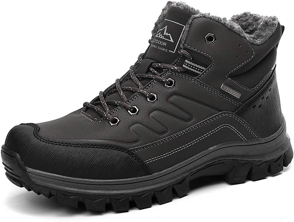 

Мужские походные ботинки, уличная нескользящая обувь для ходьбы, теплые повседневные низкие ботинки, синие - 45/UK 10.5/US 11 Jlfzc