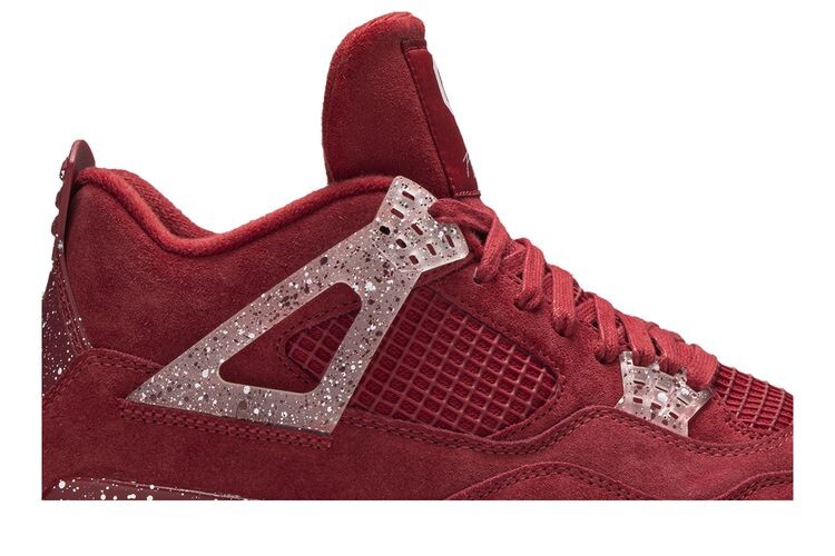 Кроссовки Air Jordan 4 Retro Oklahoma SoonersPE, красный — фото 2