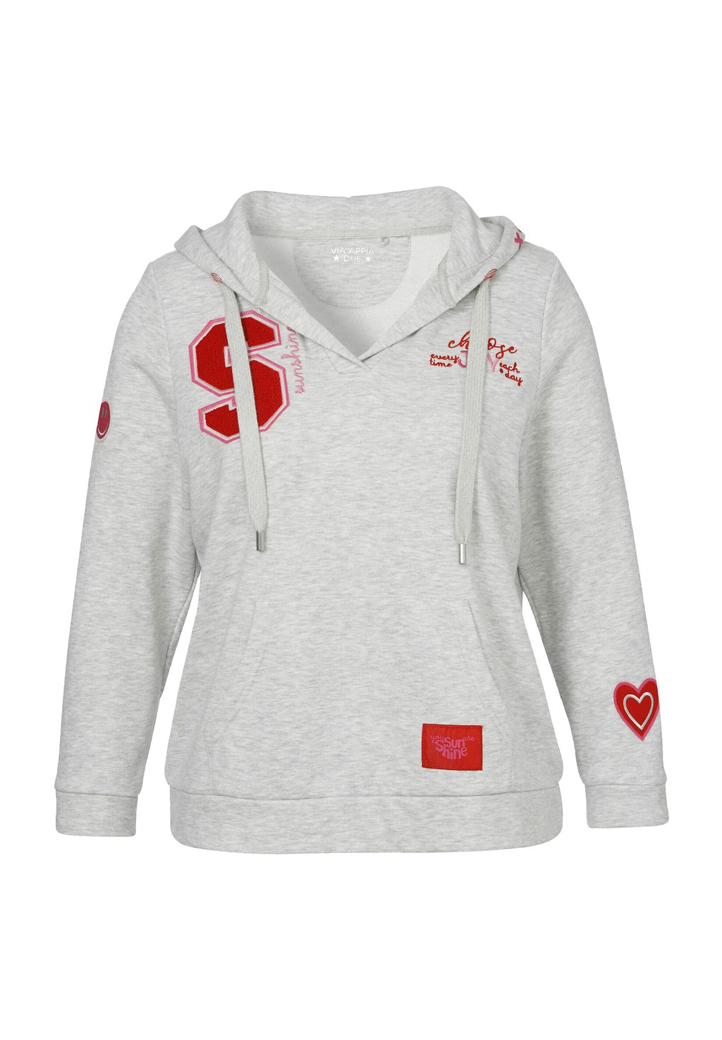 

Толстовка Hoodie Via Appia Due, серый