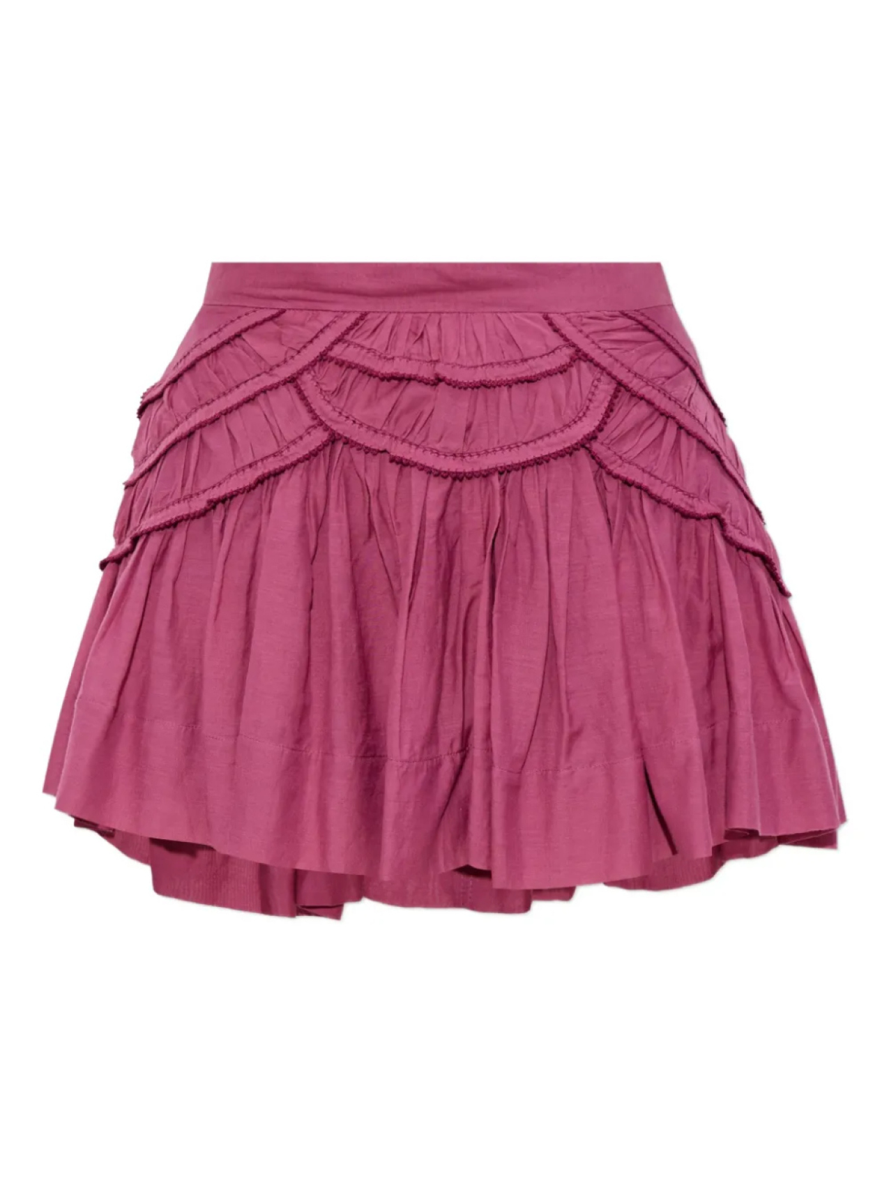 

MARANT ÉTOILE Мини-юбка Ceola с оборками, розовый