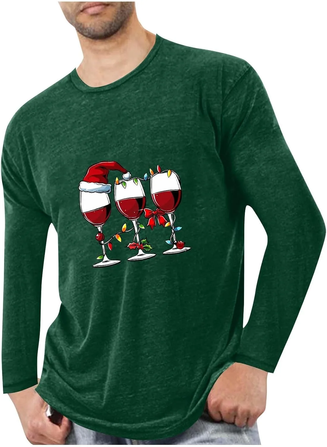 

Рубашка для отдыха Merry Christmas для мужчин с мягким комфортным принтом