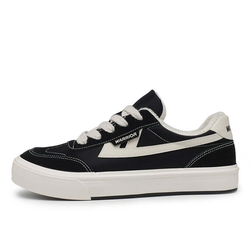 

Кроссовки WARRIOR Skateboarding Shoes Unisex Low-top Black/ Beige, черный/бежевый