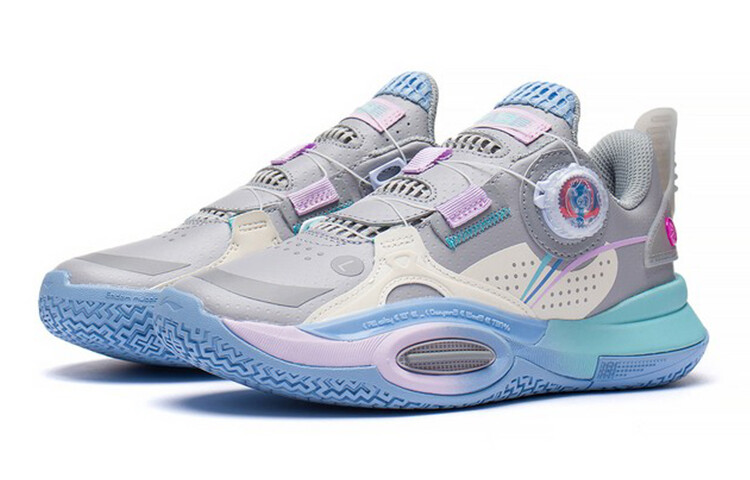 Баскетбольные кроссовки All City 10 V1 для детей GS Low-top Condensation Ash/Pearl White Lining Young — фото 3