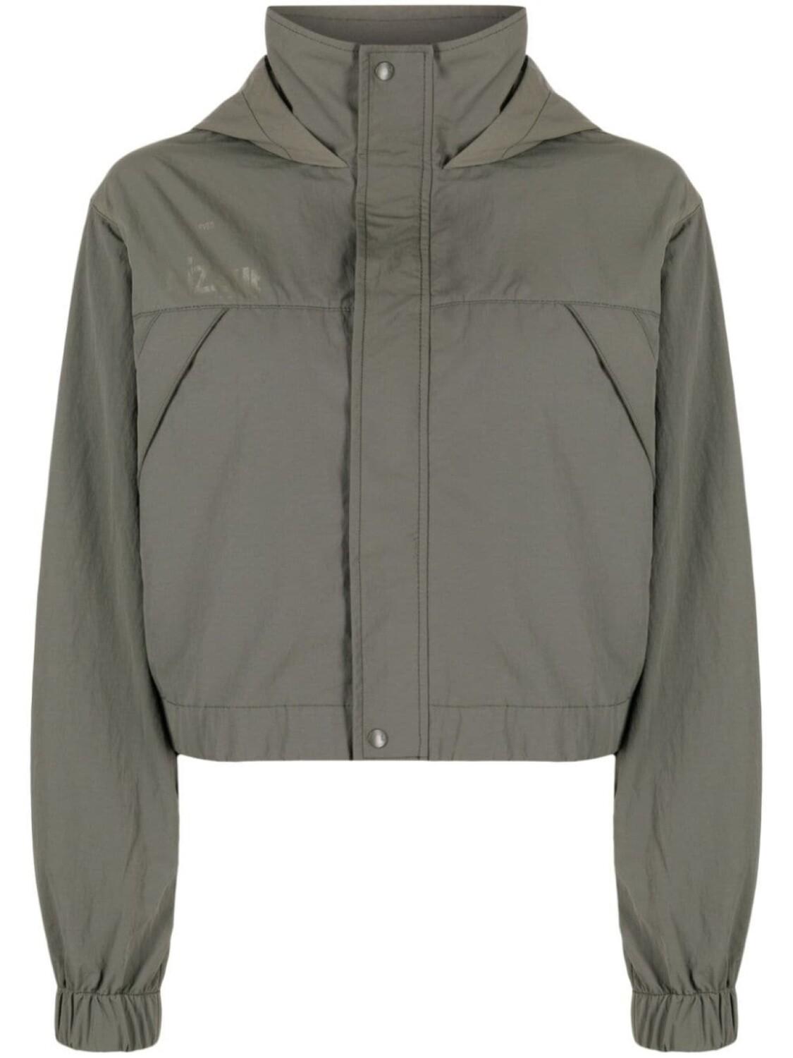 

Куртка с капюшоном и логотипом izzue, зеленый