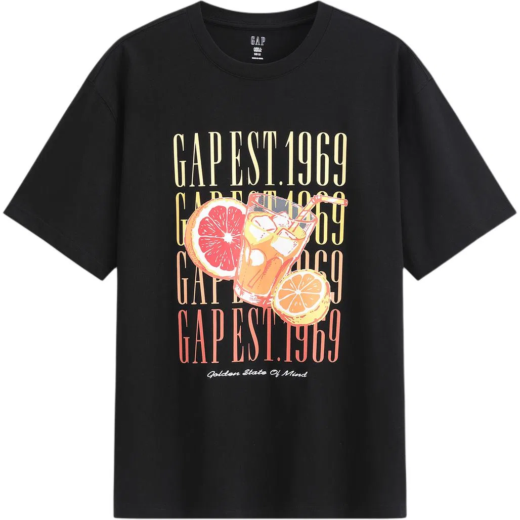 Футболка хлопковая GAP Black