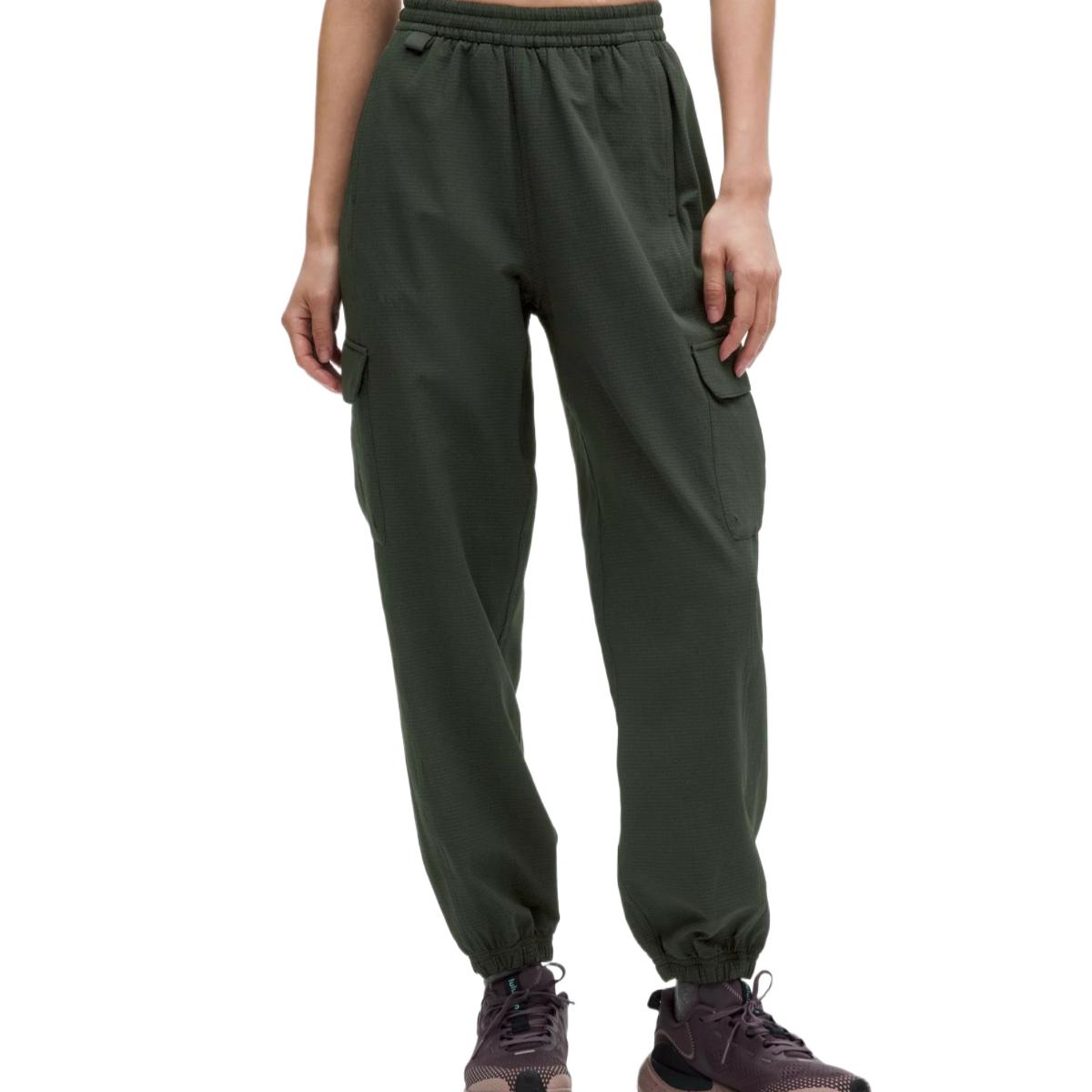 

Карго карго брюки женские Lululemon, черный