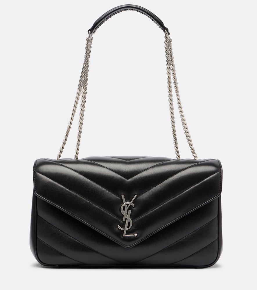 

Сумка через плечо Loulou Medium из кожи Saint Laurent, Black