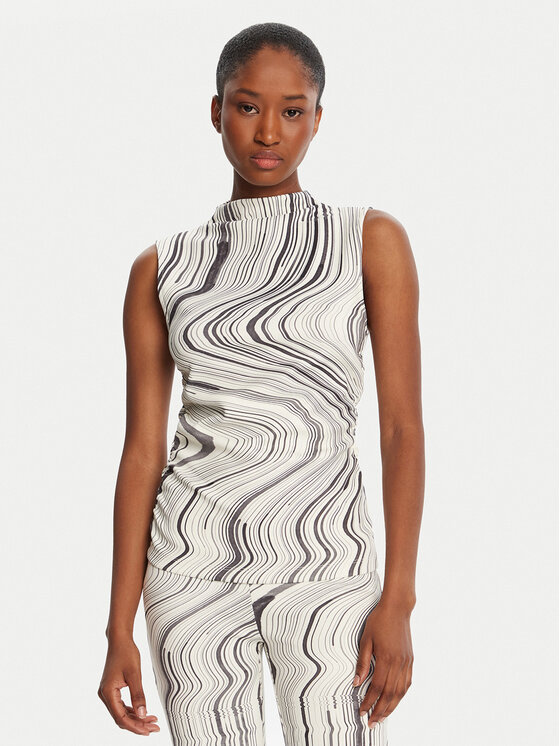 

Блузка regular fit Chiara 25WWTK55 Desigual, экрю