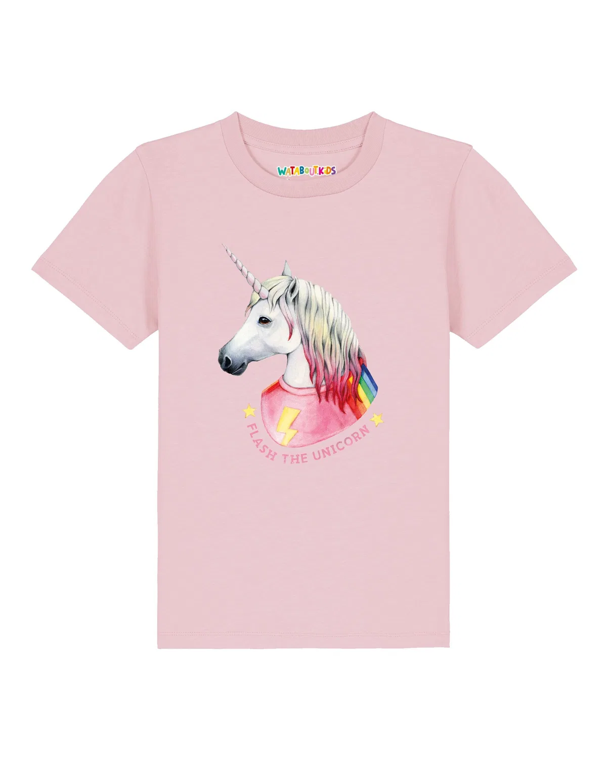 Футболка 'Flash the unicorn' Watabout.Kids, Rose