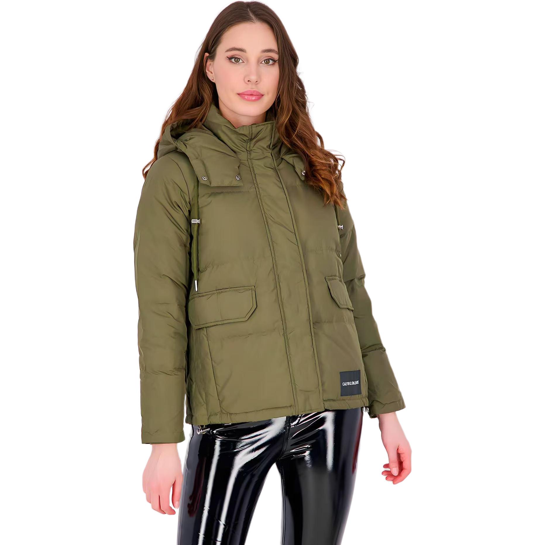 

Пуховая куртка женская Calvin Klein, оливковый зеленый