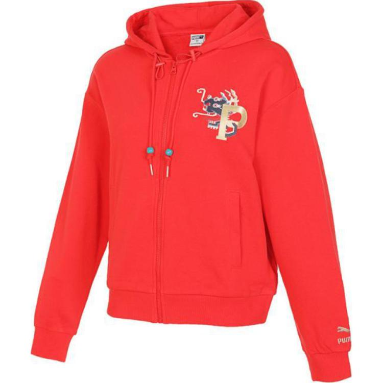 

PUMA Куртка женская оранжево-красная, Orange Red