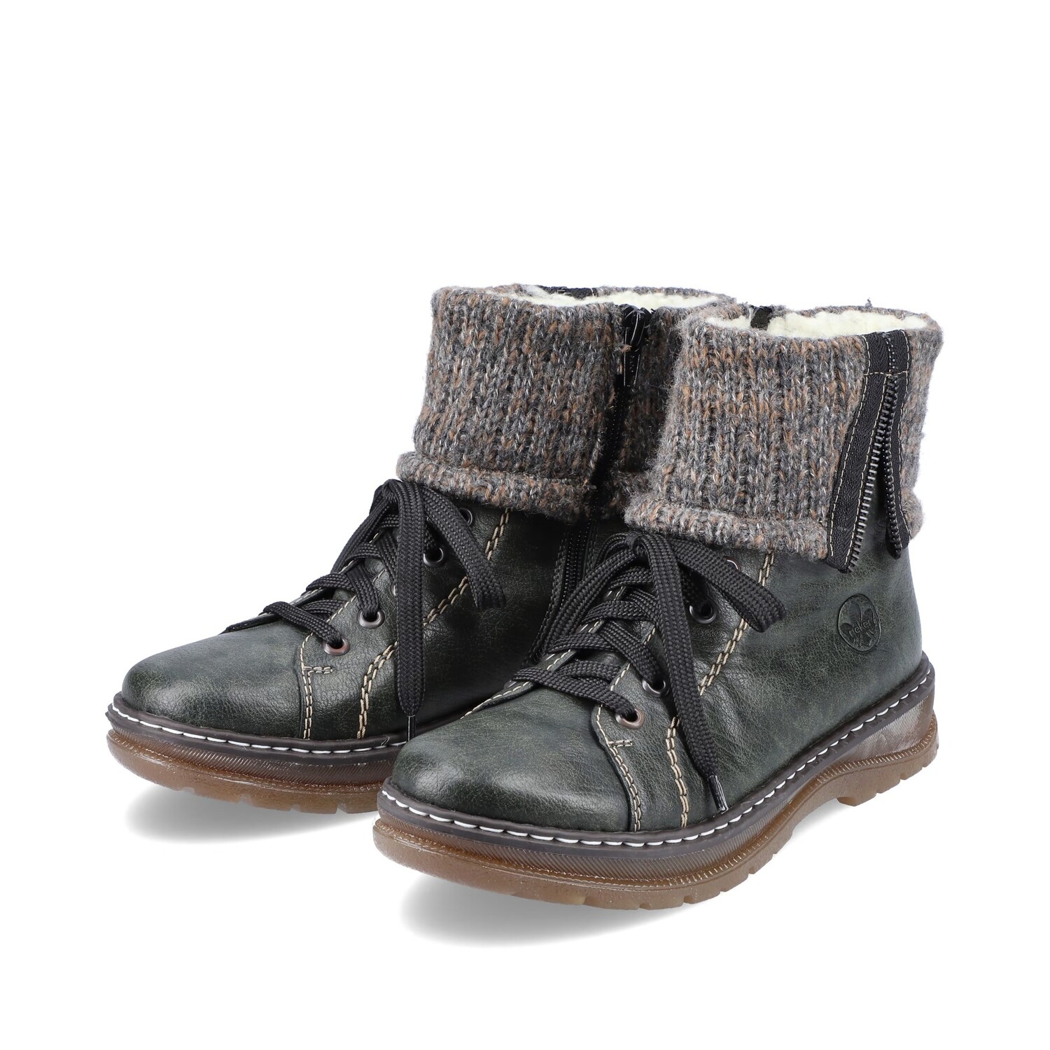 

Ботинки rieker Schnürstiefel, зеленый