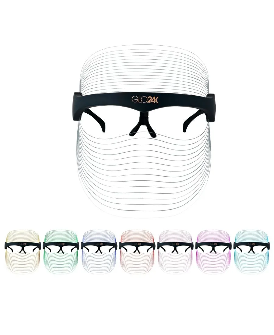 Маска для лица Glo24K — Цветная светодиодная + ночной — фото 3