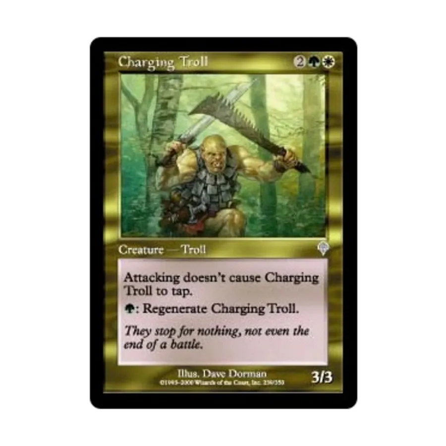 

CCG Атакующий тролль (U), MTG - Invasion
