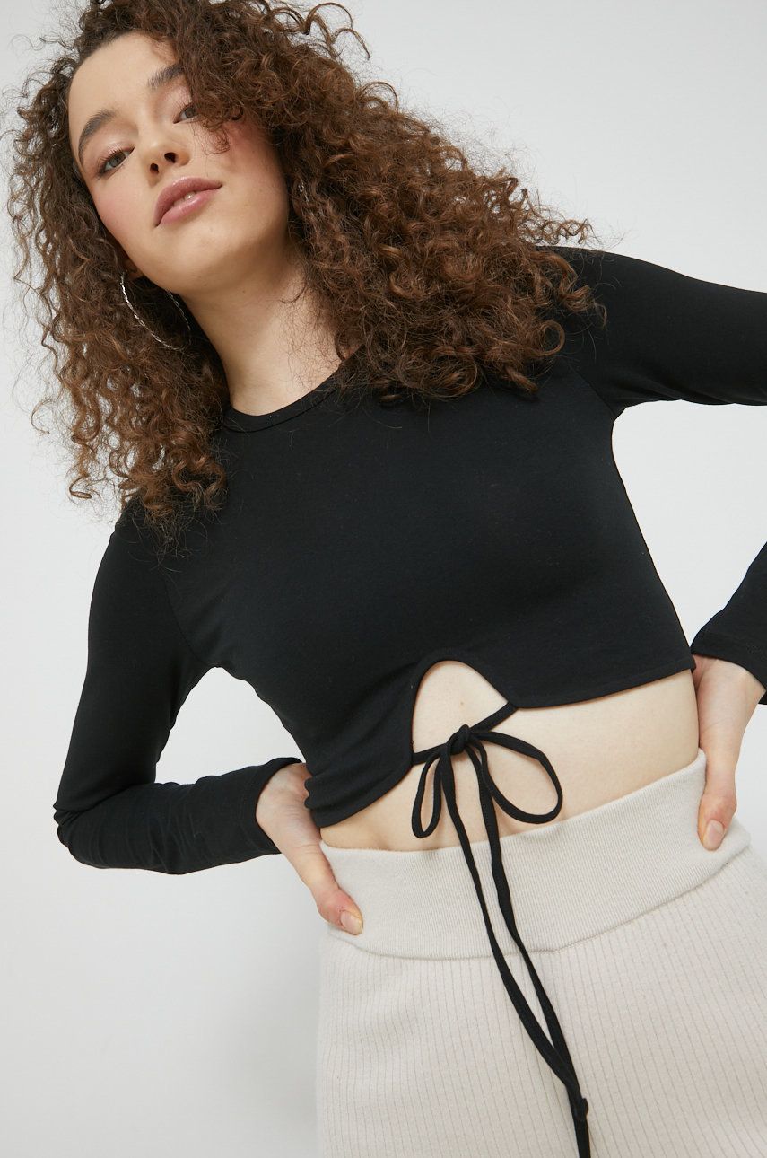 

Футболка с длинным рукавом Hollister Co., черный