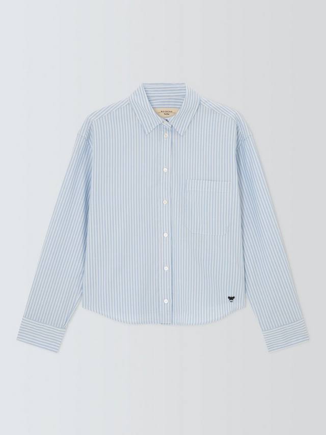 

Рубашка Nuoro в полоску Weekend MaxMara, Blue/White