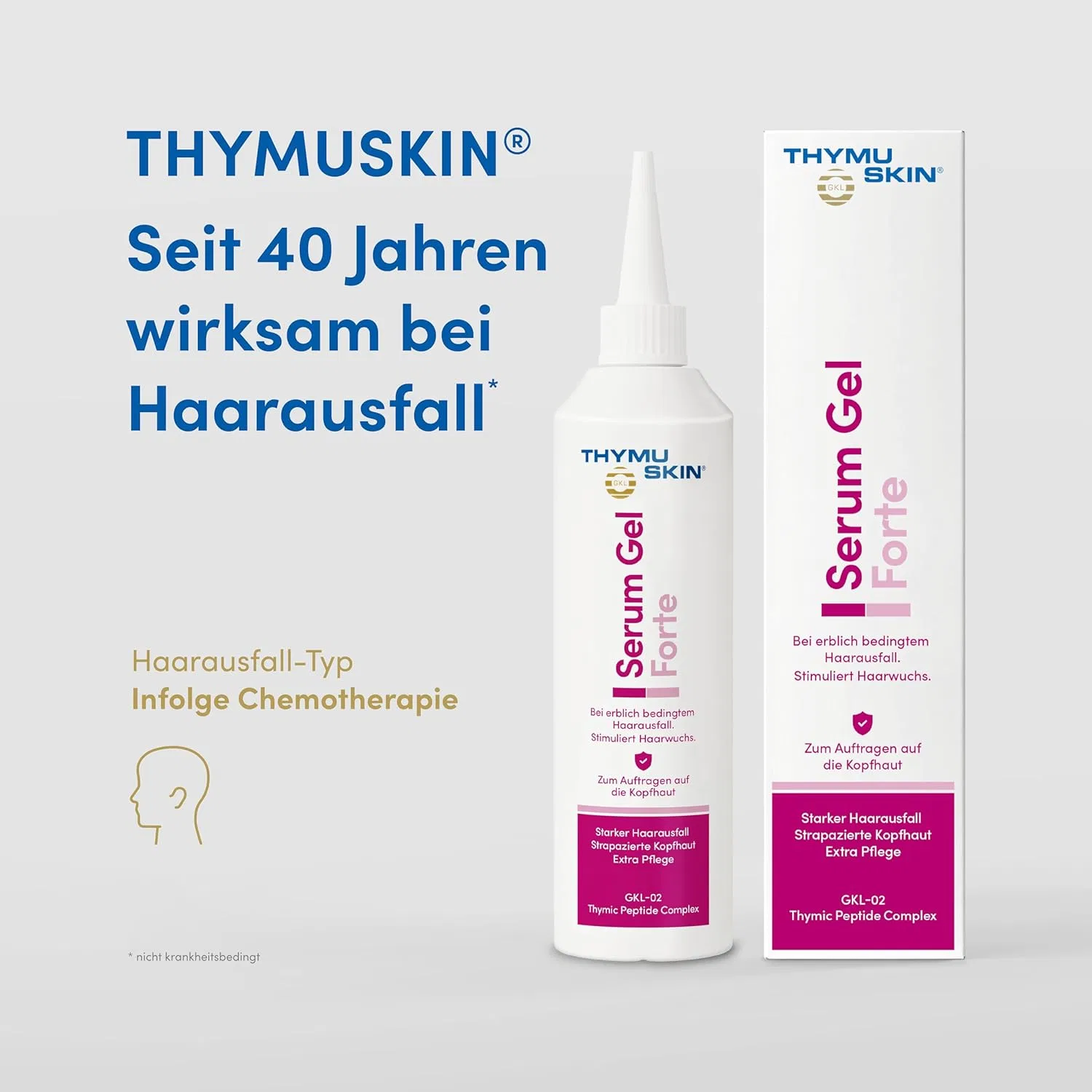 Набор Thymuskin Forte против выпадения волос, 400 мл Thymu Skin Gkl — фото 3