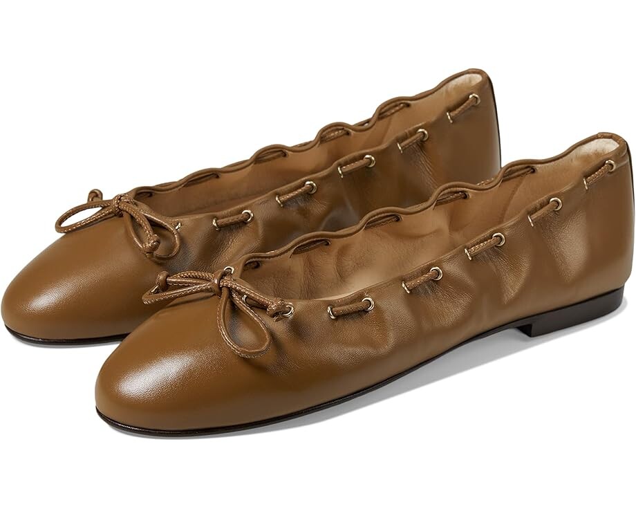 

Туфли French Sole Lauren, цвет Dark Camel Napa