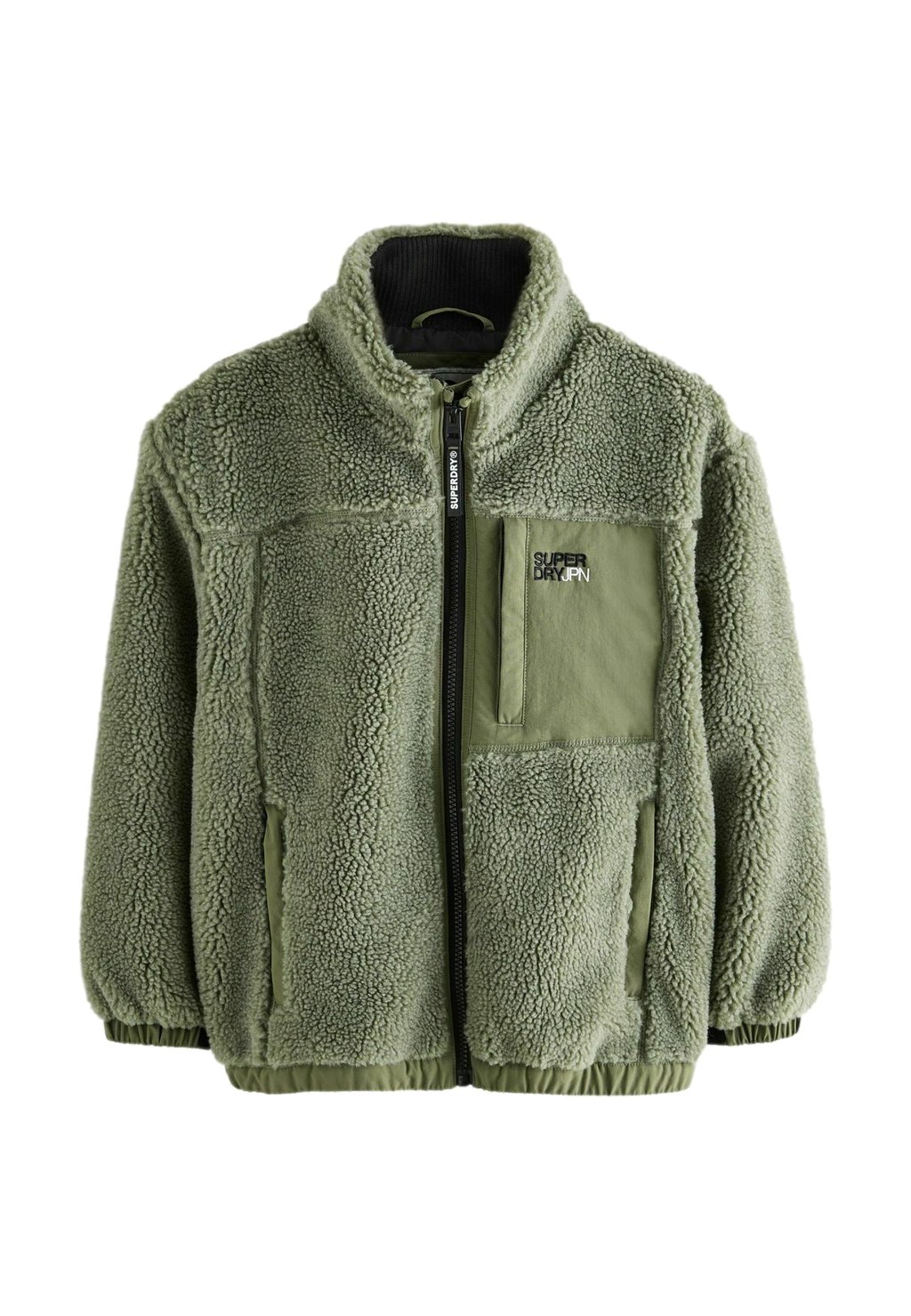

Флисовая куртка REGULAR FIT Superdry, зеленый