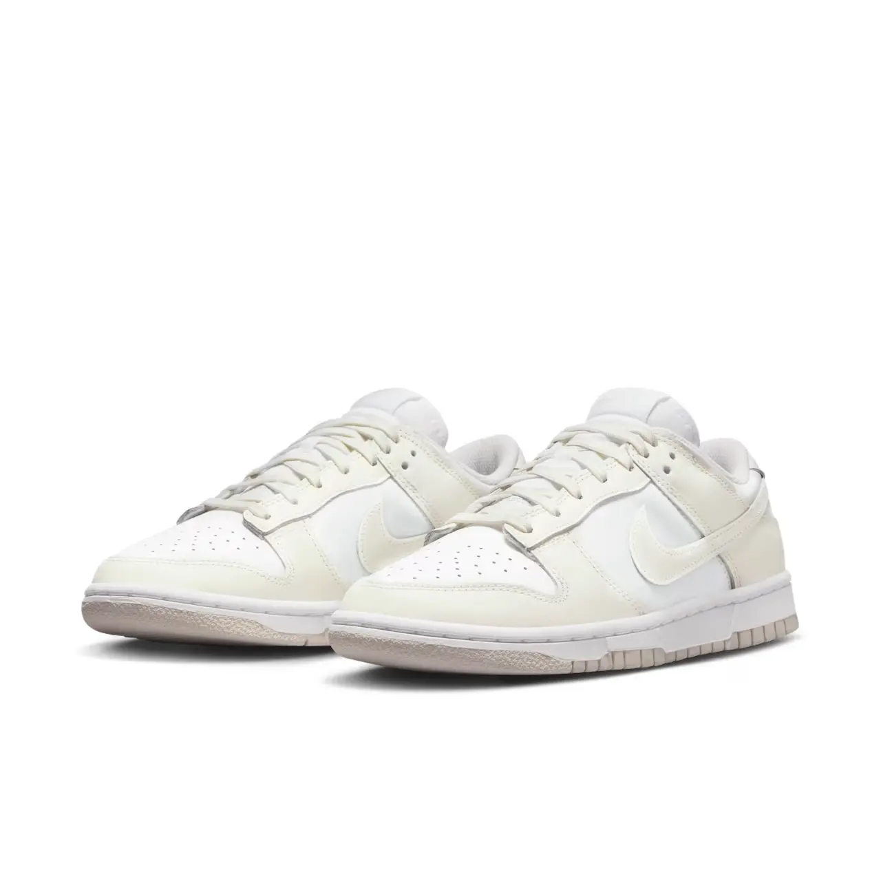 Nike Dunk Low DD1503-121 Кроссовки женские белые кожаные повседневные — фото 3