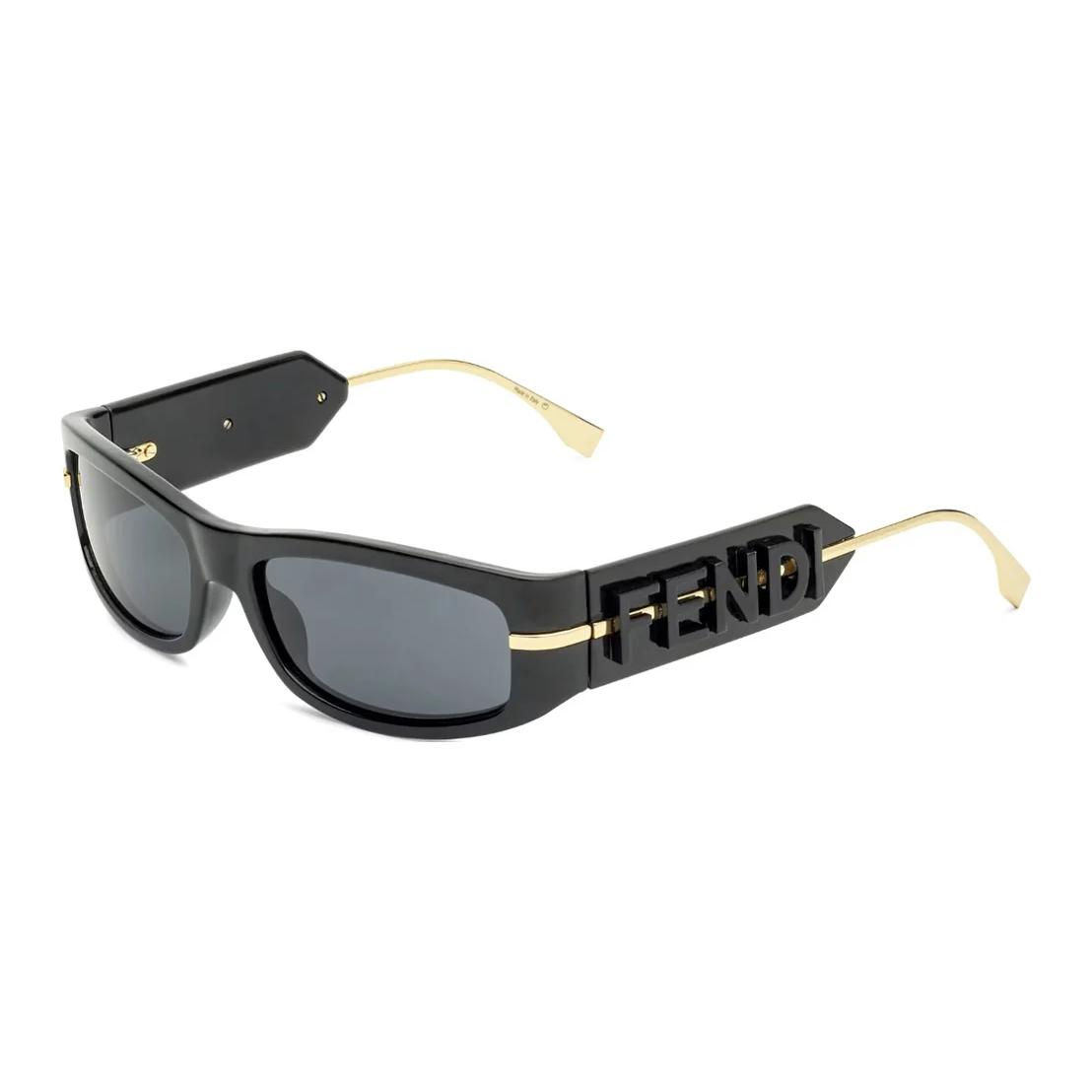 

FENDI Защитные солнцезащитные очки с инъекцией, Black
