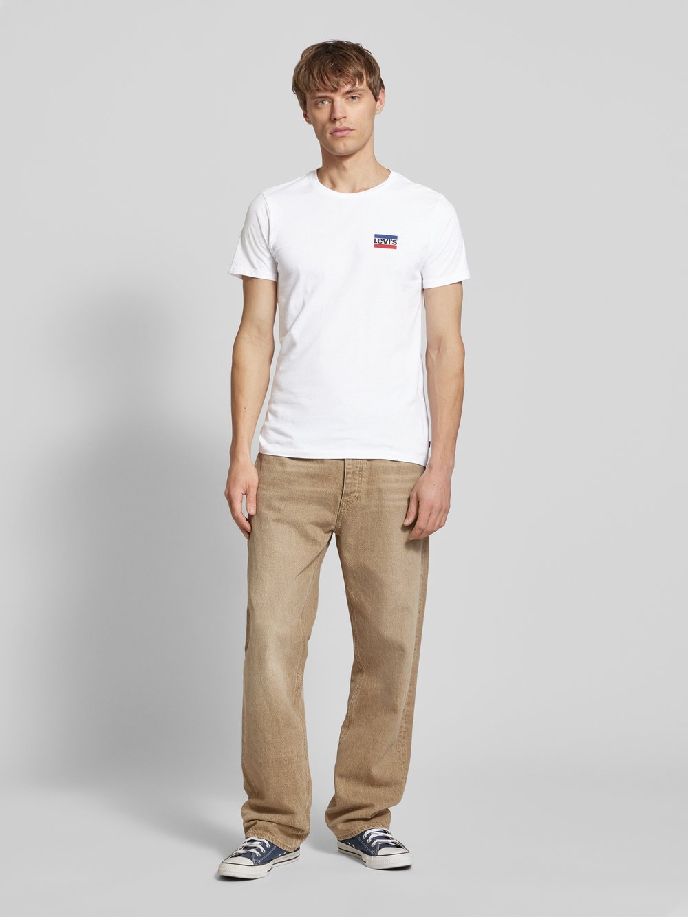 

Футболка с этикеткой в ​​упаковке 2 шт Levi's, темно-синий