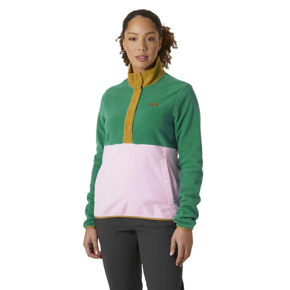 

Флис Helly Hansen Daybreaker Snap half zip, зеленый