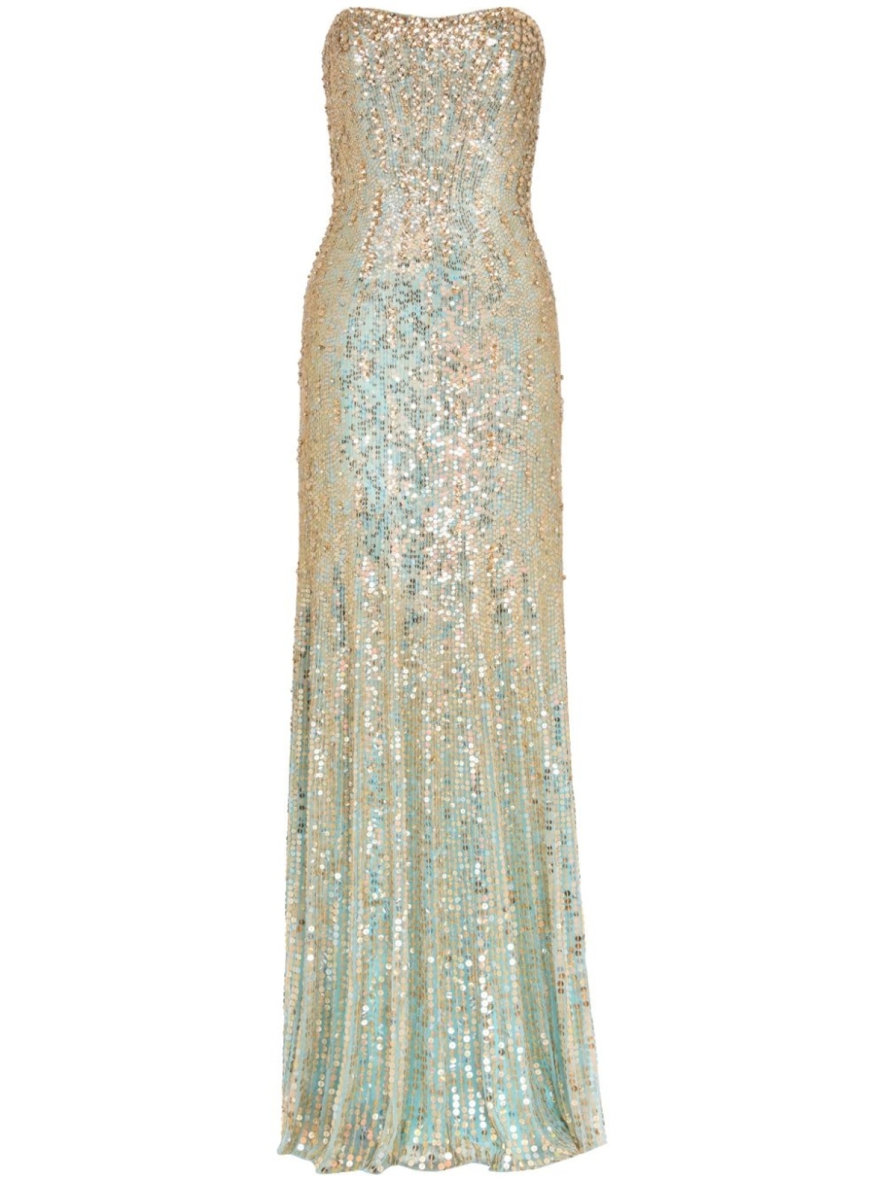 

Jenny Packham платье Sarai, синий