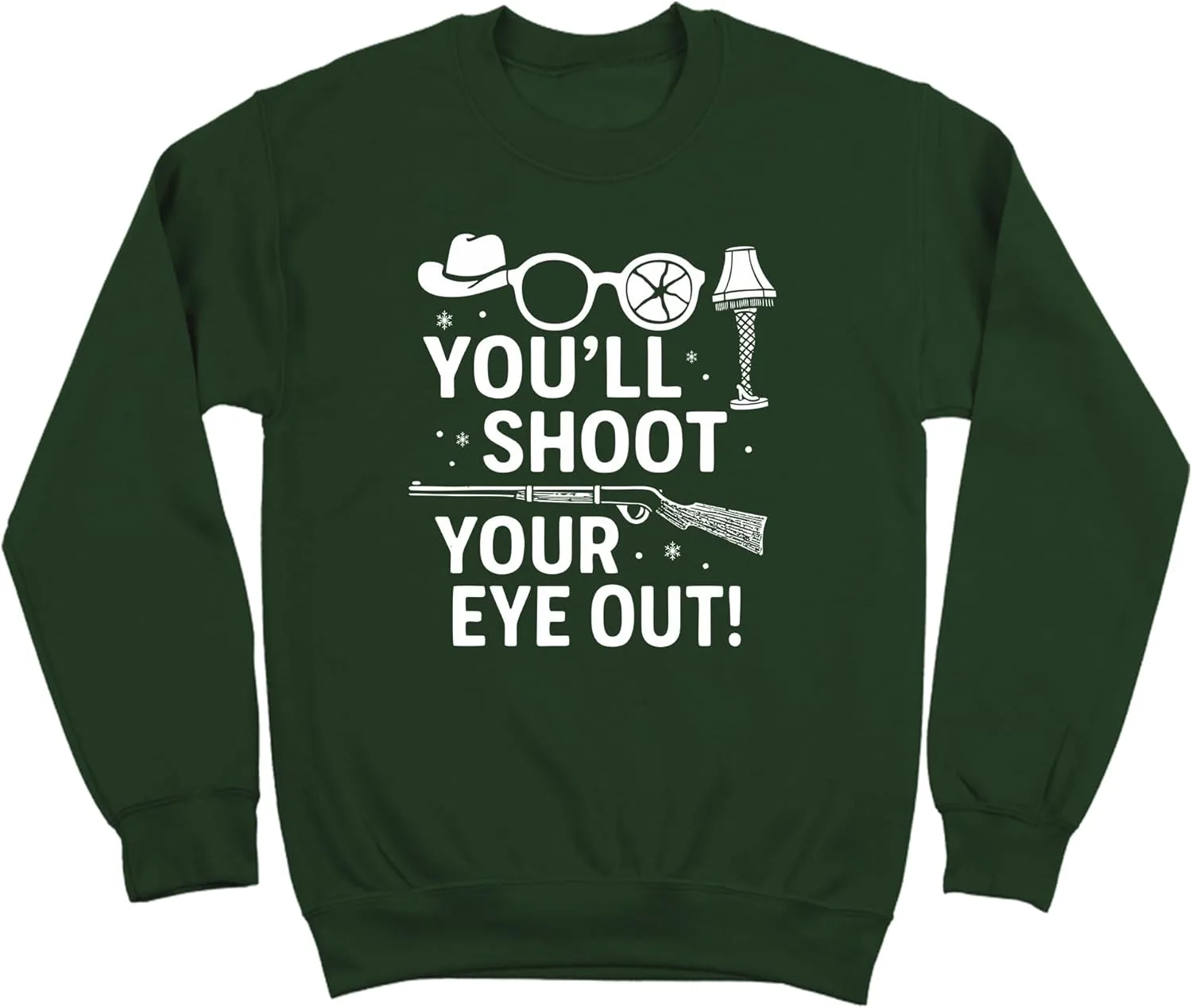 

Футболка Donkey Tees YOU'LL SHOOT YOUR EYE с юмористичным рождественским принтом