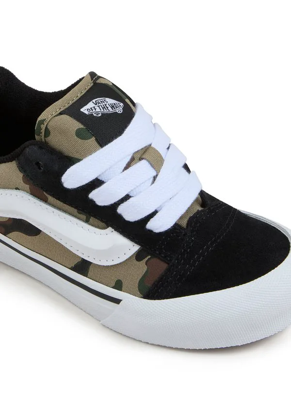 Низкие кроссовки knu skool Vans, Black/Green — фото 4