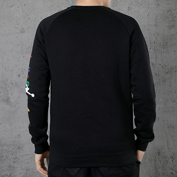 Толстовка Men's Air Jordan Sports Long Sleeves Black, черный — фото 3
