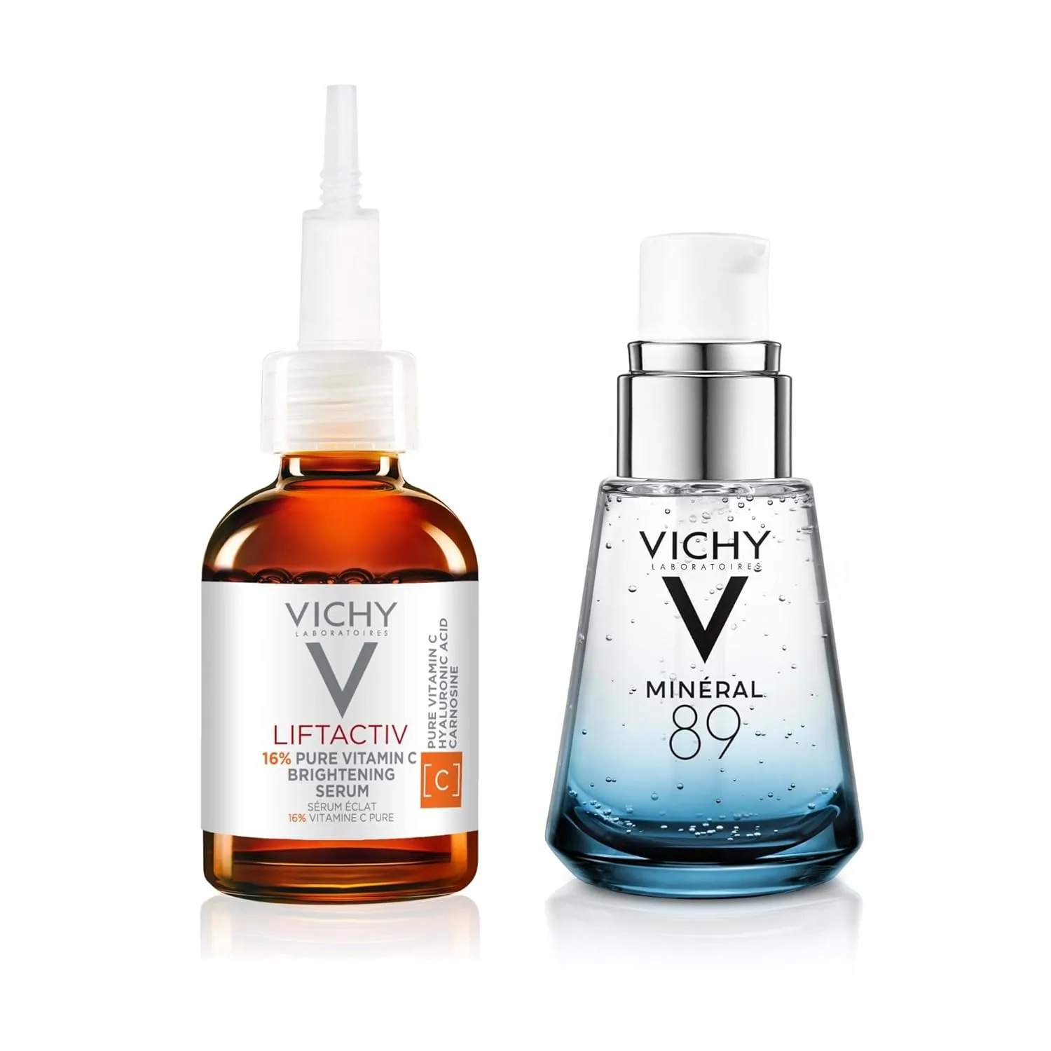 Набор Vichy — LiftActiv сыворотка с витамином C для лица, осветляющая сыворотка с чистым витамином C, гиалуроновой кислотой и витамином E