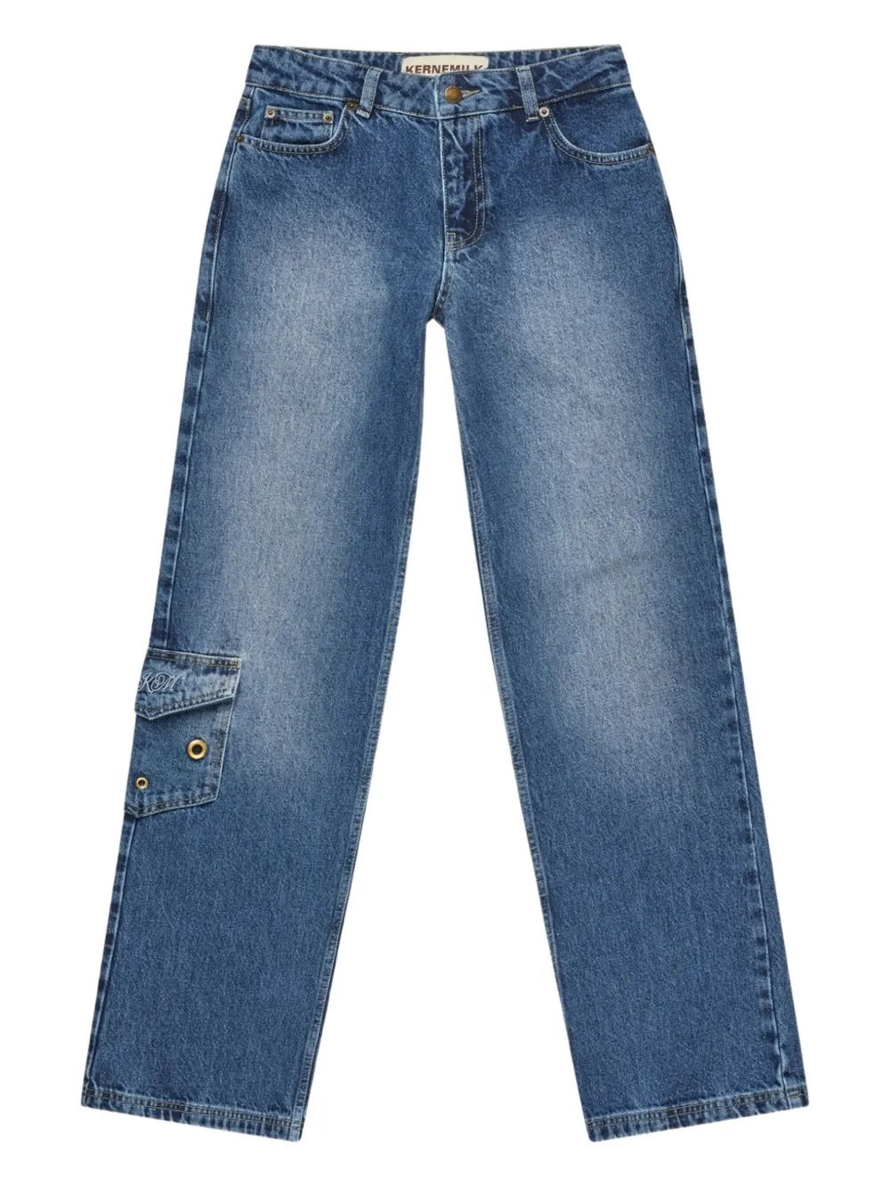 

Джинсы Ally с накладными карманами Kerne.Milk, синий