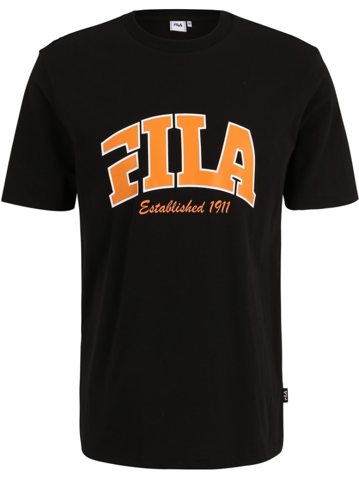 

Футболка Lanaken Regular Graphic Tee Fila, черный
