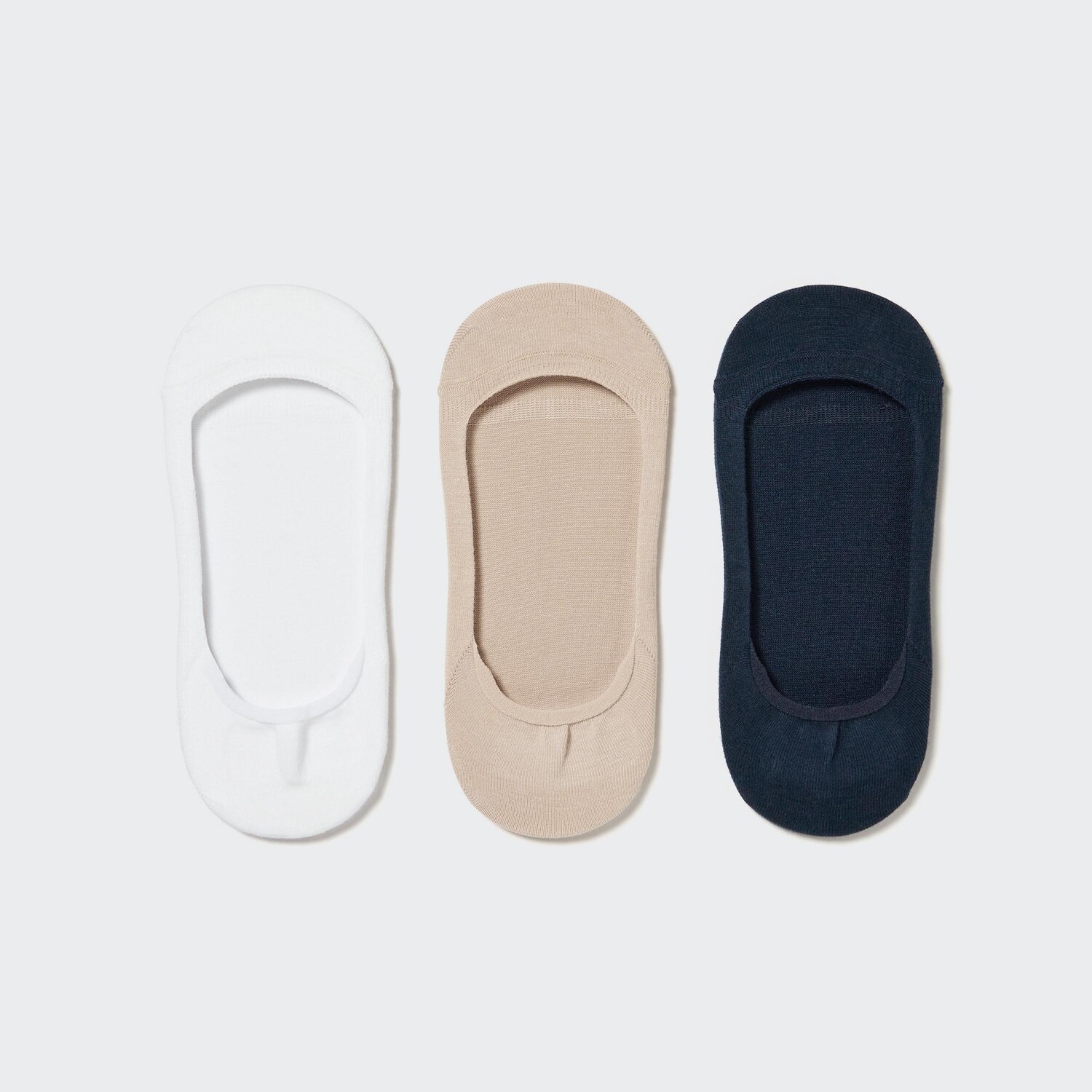 

Подставки для ног, 3 пары (низкий вырез) UNIQLO, молочный
