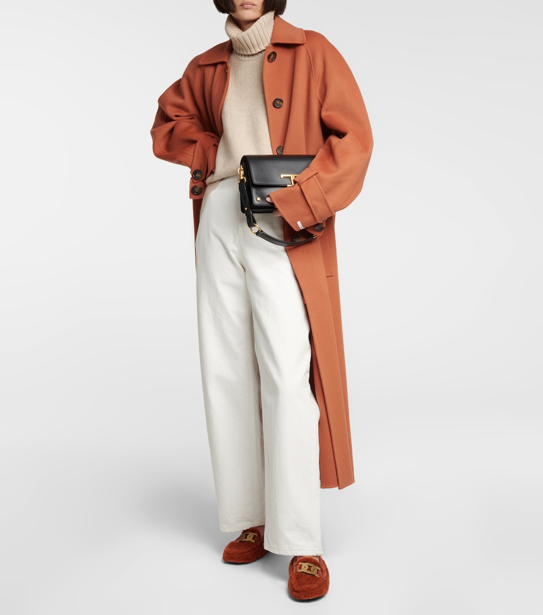 Декорированные лоферы из овчины Tod's, Paprika Chiaro + Terracotta — фото 2
