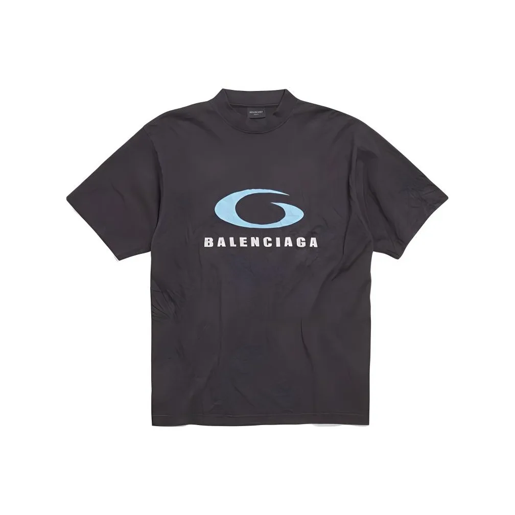 Футболка Loop Sports Icon Medium Fit Balenciaga, черный синий