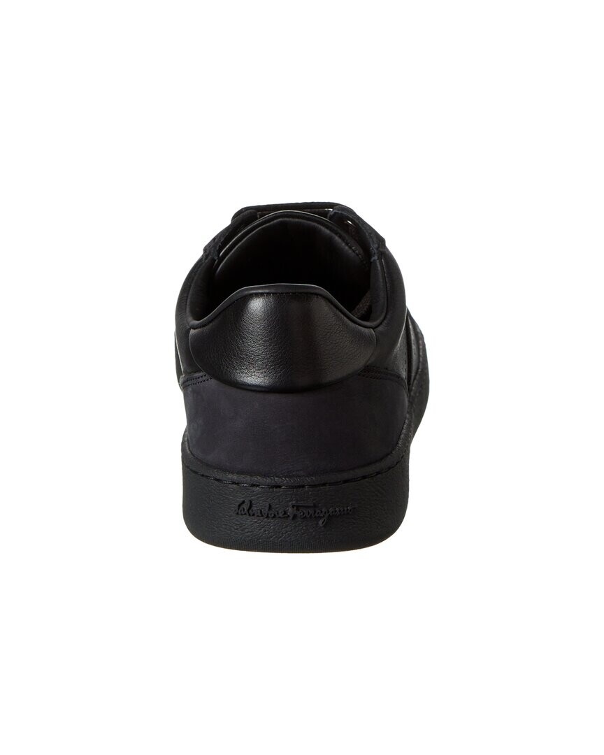 Кожаные кроссовки Ferragamo Achille Salvatore Ferragamo, черный
