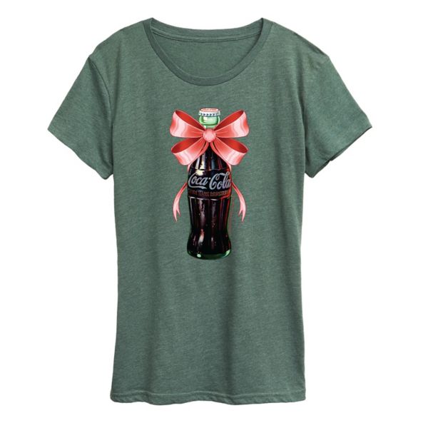 

Женская футболка с бантом в виде бутылки Coca-Cola Licensed Character, зеленый