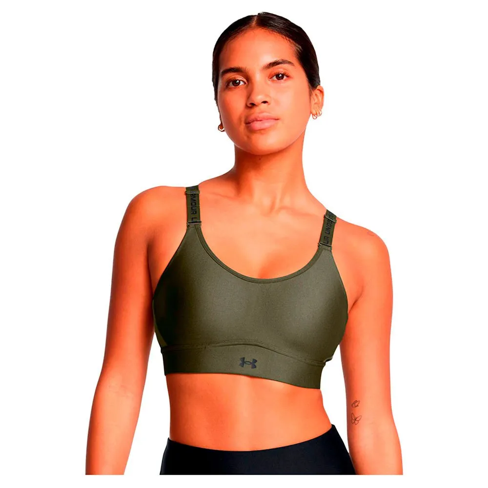 

Спортивный топ Under Armour Infinity 2.0 medium support, зеленый