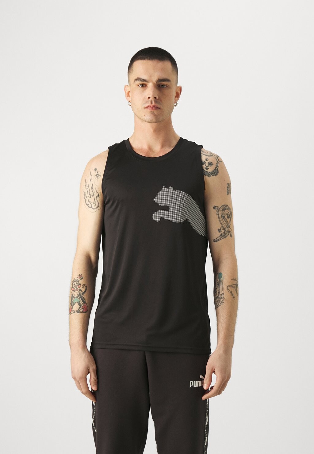 

Топ Train All Day Big Cat Tank Puma, цвет puma black