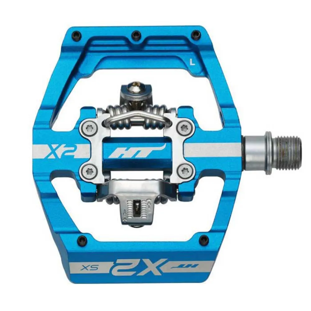

Педали Ht Components X2 SX, серебряный