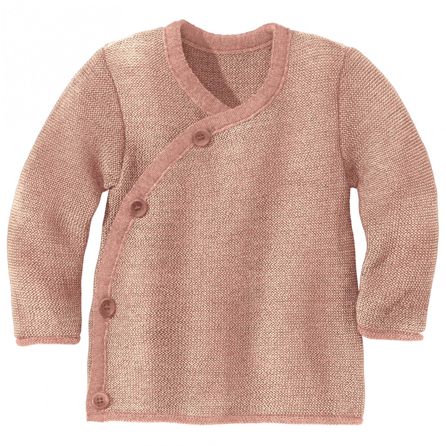 

Куртка из мериноса Disana Kid's Melange Jacke, цвет Rosé/Natural