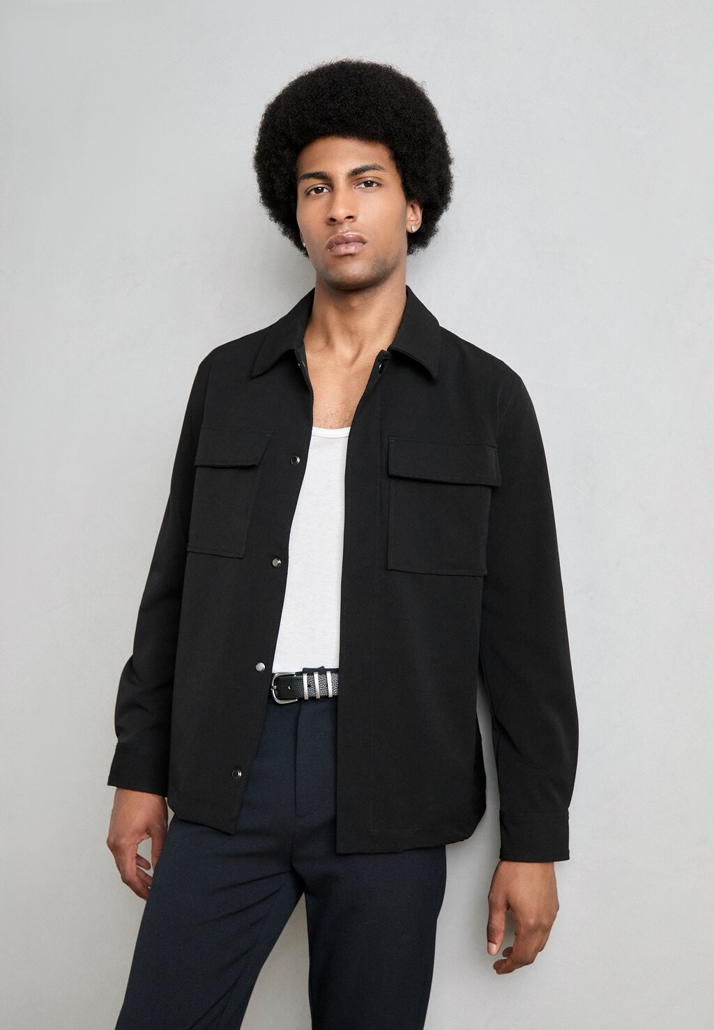 

Летняя куртка POCKET OVERSHIRT Lindbergh, черный