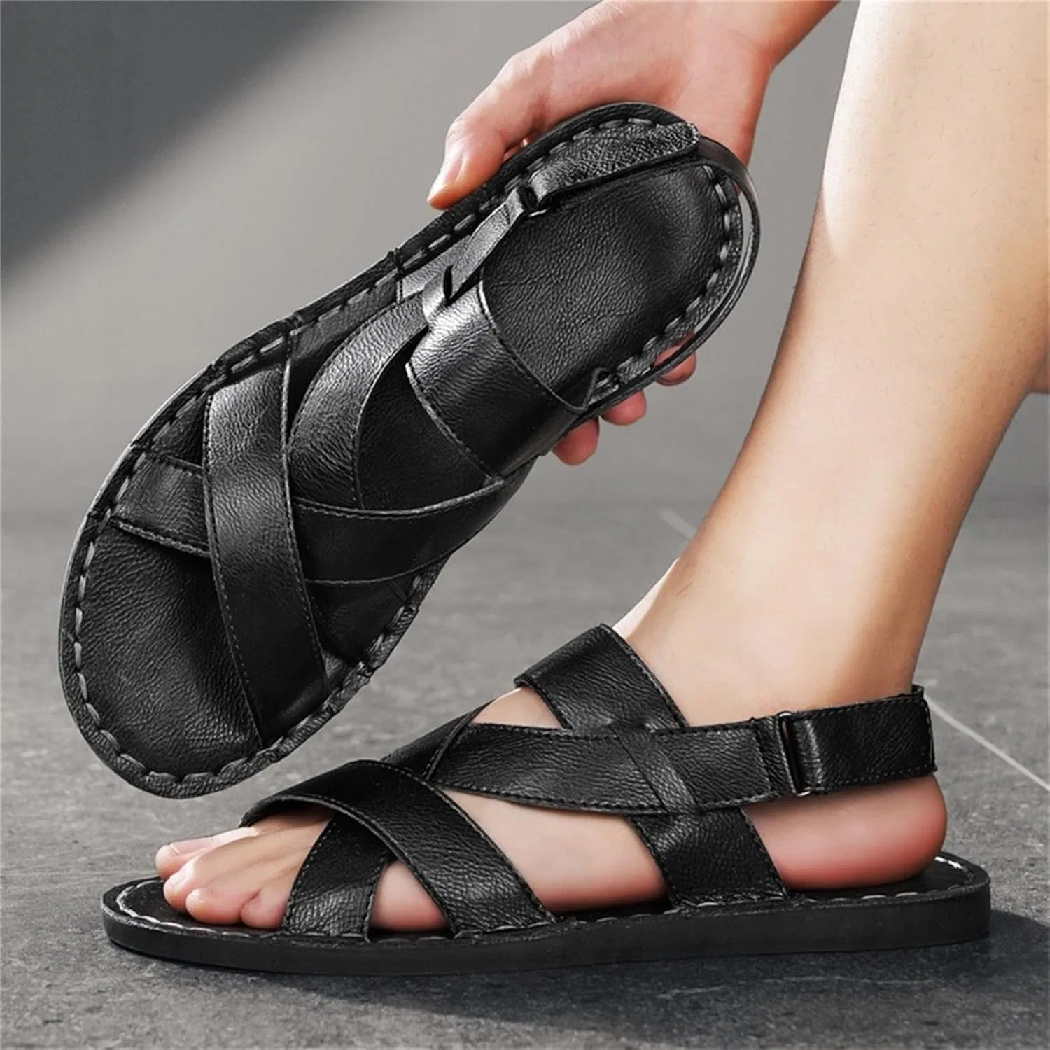 Мокасины из замши мужские, Loafers, черный JSDWNDO — фото 2