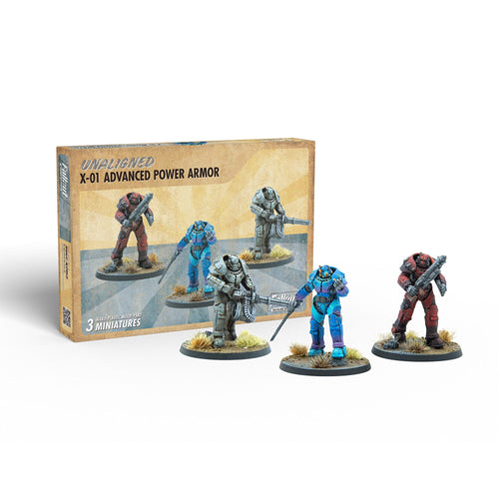 

Фигурка Fallout: Wasteland Warfare – Unaligned – X-01 Power Armor Modiphius