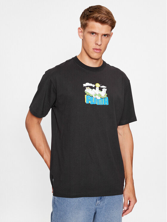 

Футболка свободного кроя Puma, черный