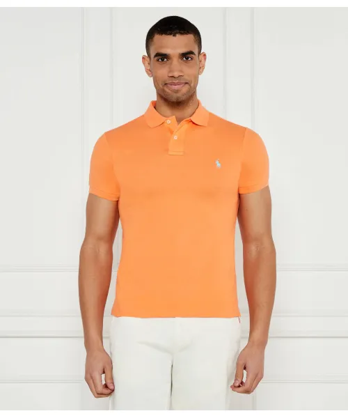 

Футболка поло Slim fit Polo Ralph Lauren, оранжевый