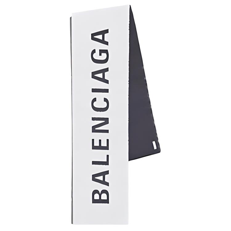 

Balenciaga Вязаный шарф мужской черный